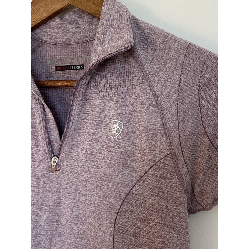 Ariat Tek Shirt Medium Baselayer Seamless Active Tennis Golf Heat Sun Protection - Picture 3 of 11